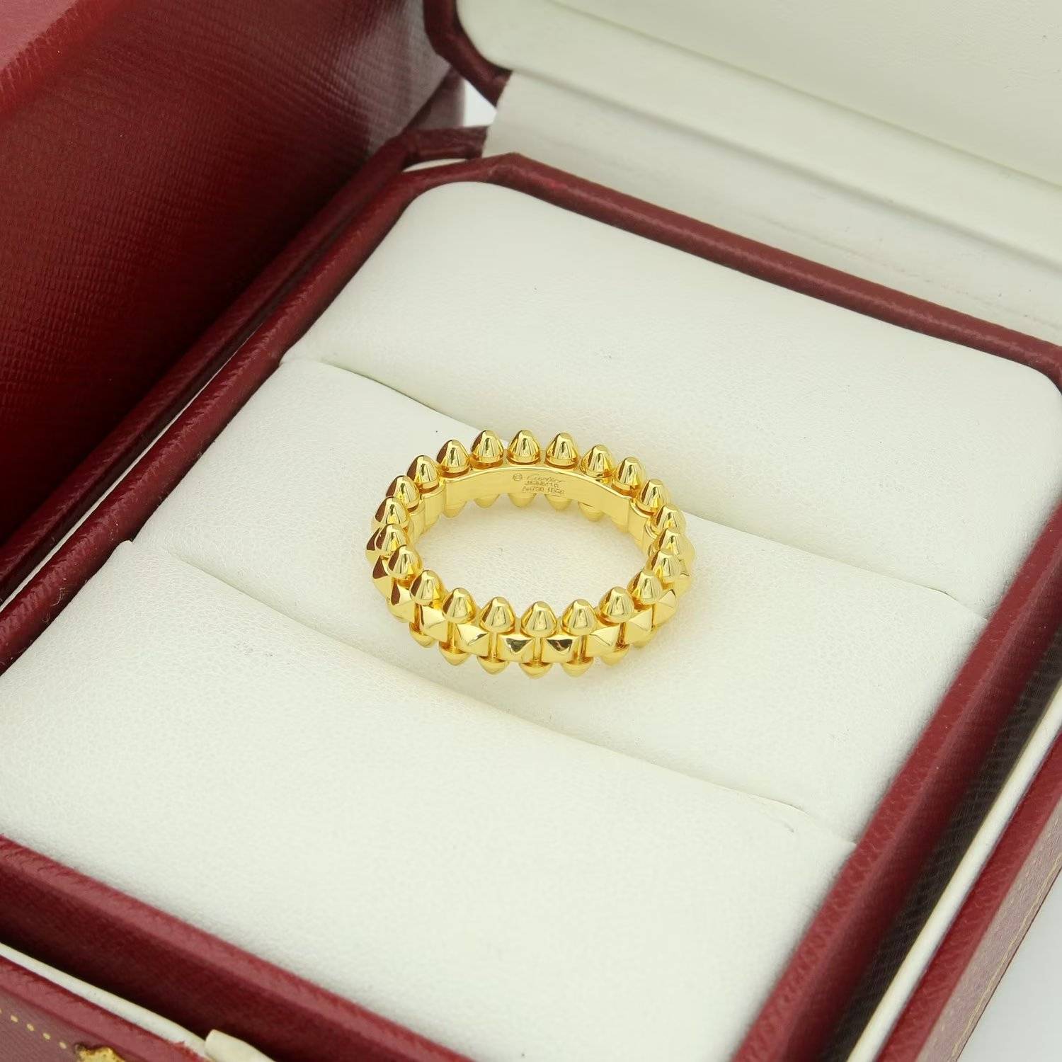 Cartier カルティエ レディース リング ジュスト アン クル K18 WG 750 ブランドジュエリー 普段使い - 画像 4