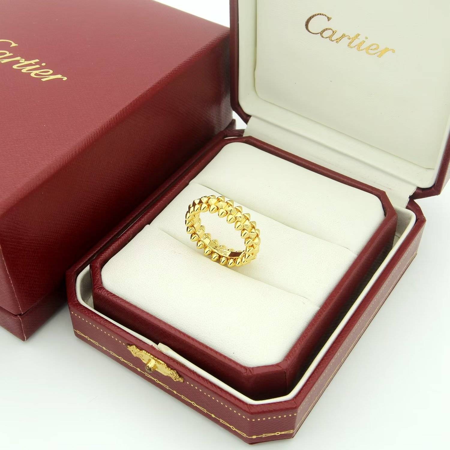 Cartier カルティエ レディース リング ジュスト アン クル K18 WG 750 ブランドジュエリー 普段使い - 画像 5