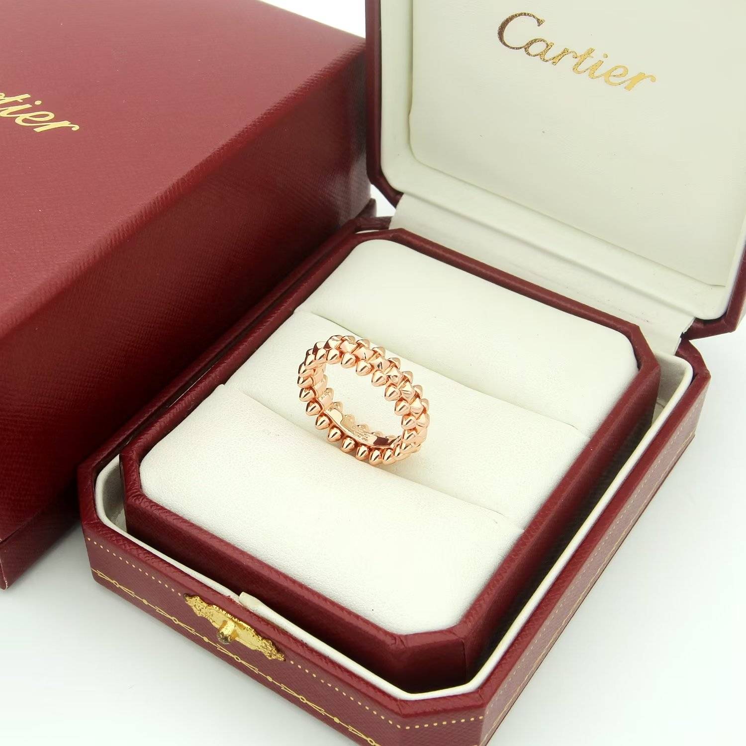 Cartier カルティエ レディース リング ジュスト アン クル K18 WG 750 ブランドジュエリー 普段使い - 画像 7