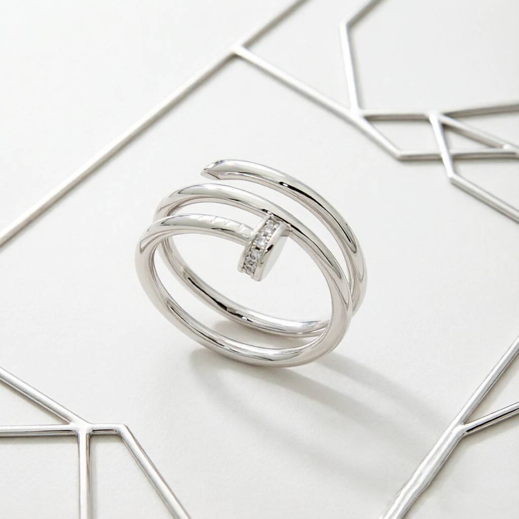 Cartier カルティエ レディース リング ジュスト アン クル 750 K18 YG WG PG ブランドジュエリー 普段使い プレゼント - 画像 3