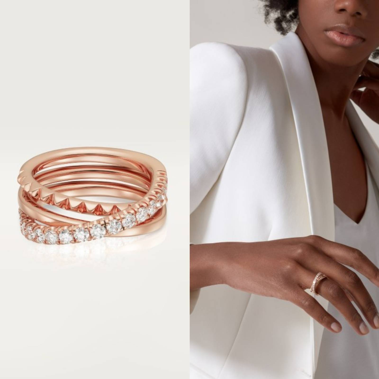Cartier カルティエ レディース リング ラブ ラブリング 750 ダイヤモンド ブランドジュエリー 記念日 ギフト