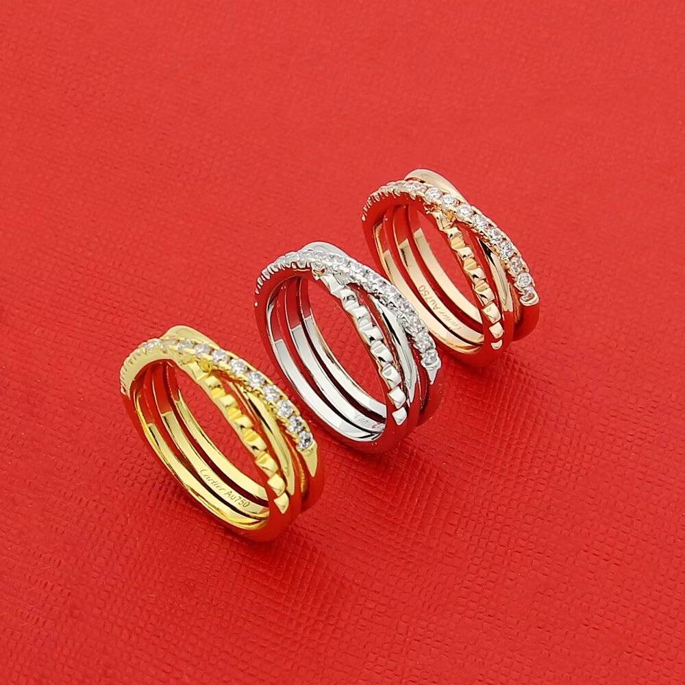 Cartier カルティエ レディース リング ラブ ラブリング 750 ダイヤモンド ブランドジュエリー 記念日 ギフト - 画像 6