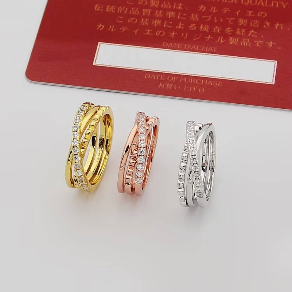 Cartier カルティエ レディース リング ラブ ラブリング 750 ダイヤモンド ブランドジュエリー 記念日 ギフト - 画像 7