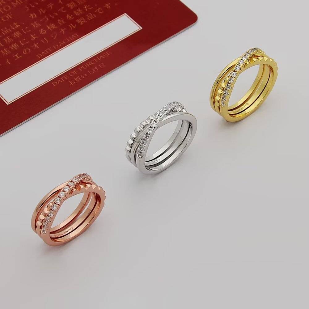 Cartier カルティエ レディース リング ラブ ラブリング 750 ダイヤモンド ブランドジュエリー 記念日 ギフト - 画像 8