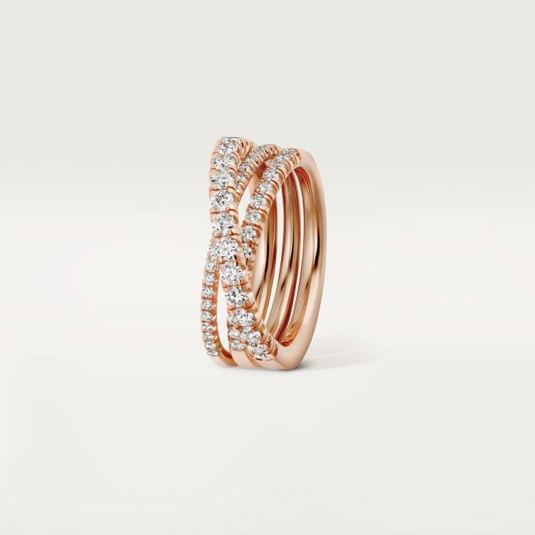 Cartier カルティエ レディース リング LOVE ラブリング 750YG ダイヤモンド 1P ブランドジュエリー 普段使い プレゼント - 画像 9