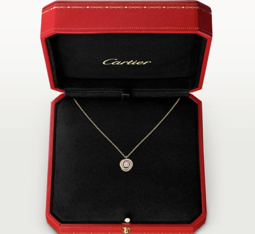 Cartier カルティエ レディース ネックレス ジュスト アン クル 750 YG WG ダイヤモンド ブランドジュエリー 普段使い - 画像 7