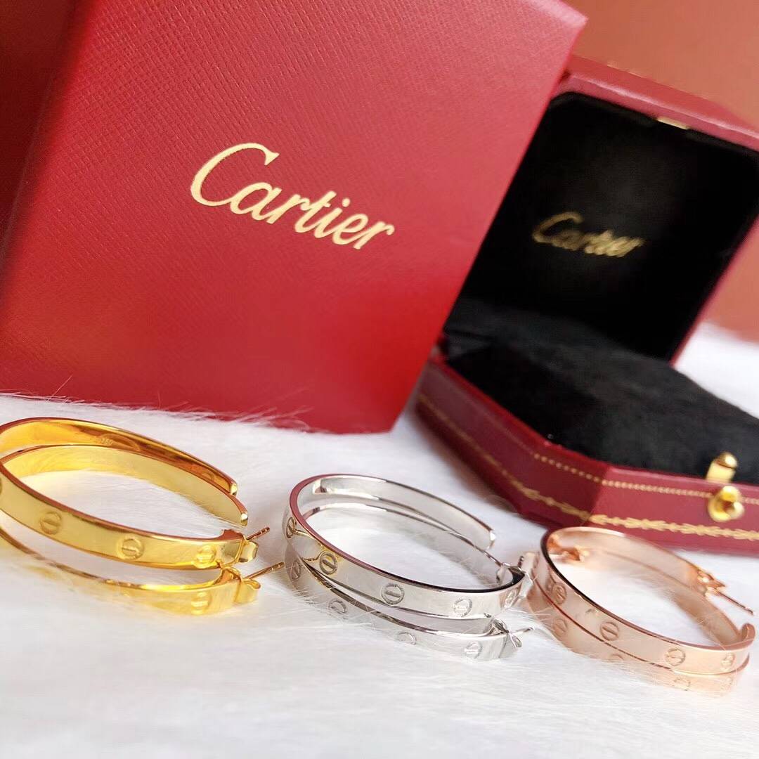Cartier カルティエ レディース ピアス ジュスト アン クル 750 ダイヤモンド 1P ブランドジュエリー 普段使い ギフト - 画像 7