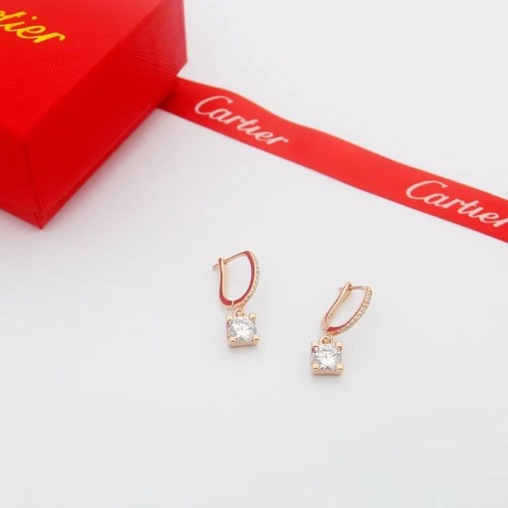 Cartier カルティエ レディース ピアス ジュスト アン クル 750 ダイヤモンド ブランドジュエリー 普段使い ギフト - 画像 2