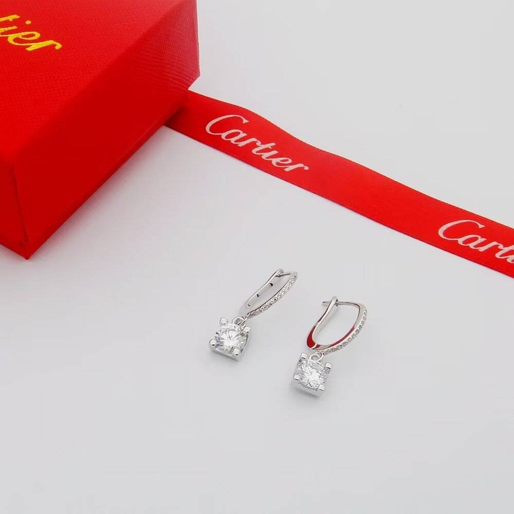 Cartier カルティエ レディース ピアス ジュスト アン クル 750 ダイヤモンド ブランドジュエリー 普段使い ギフト - 画像 3
