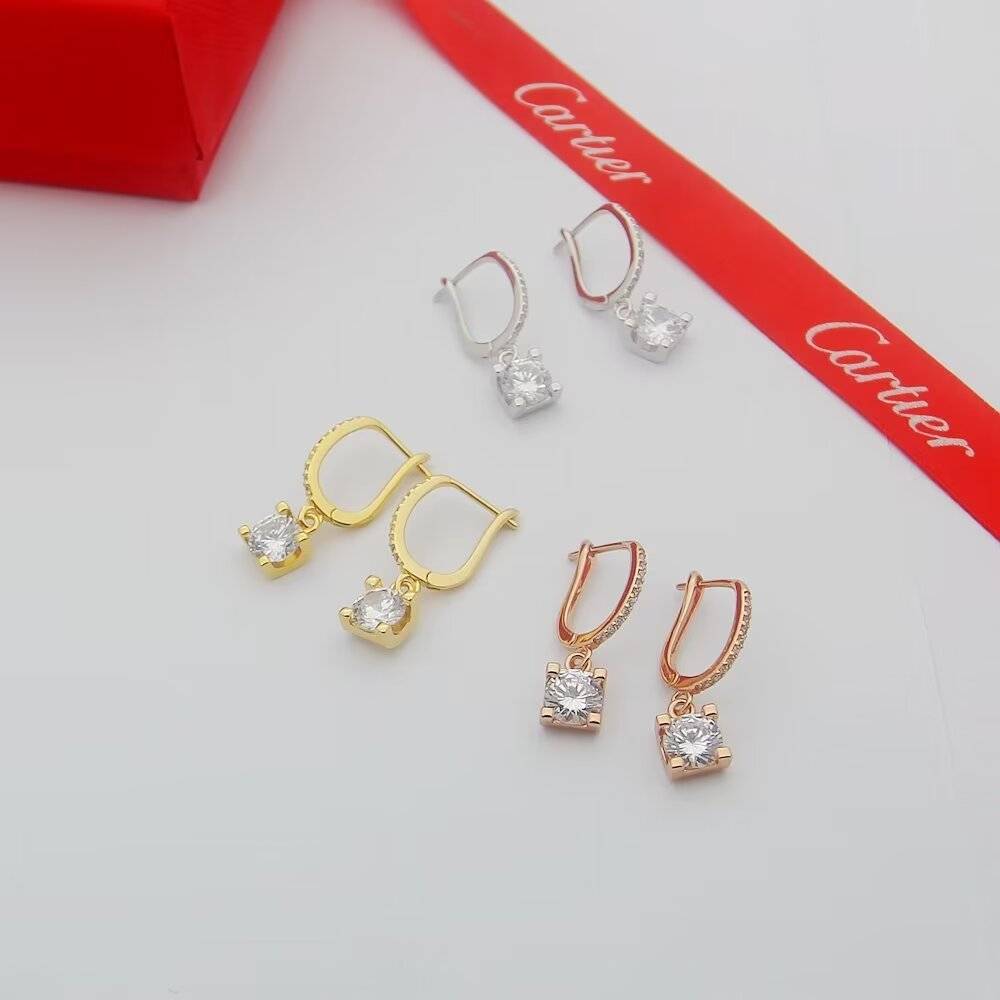 Cartier カルティエ レディース ピアス ジュスト アン クル 750 ダイヤモンド ブランドジュエリー 普段使い ギフト - 画像 4