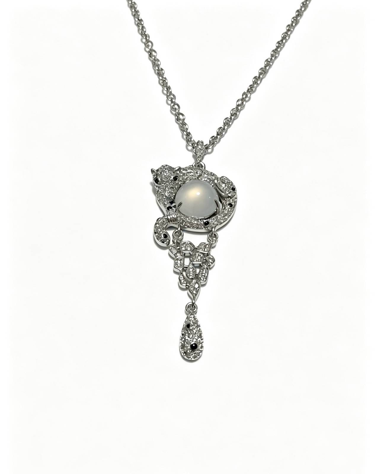 Cartier カルティエ レディース ネックレス パンテール ダイヤモンド ホワイトゴールド ブランドジュエリー プレゼント - 画像 7