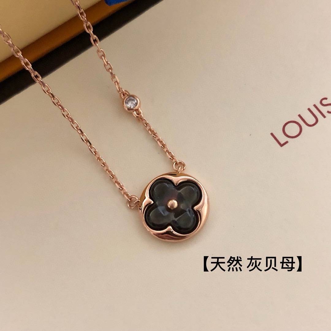 LOUIS VUITTON ルイヴィトン レディース ネックレス モノグラム ゴールド仕上げ ブランドアクセサリー ロゴネックレス - 画像 7