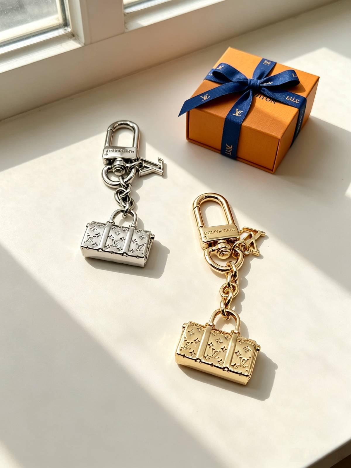 LOUIS VUITTON ルイヴィトン レディース キーホルダー モノグラム カデナ ブランドアクセサリー ギフト - 画像 8