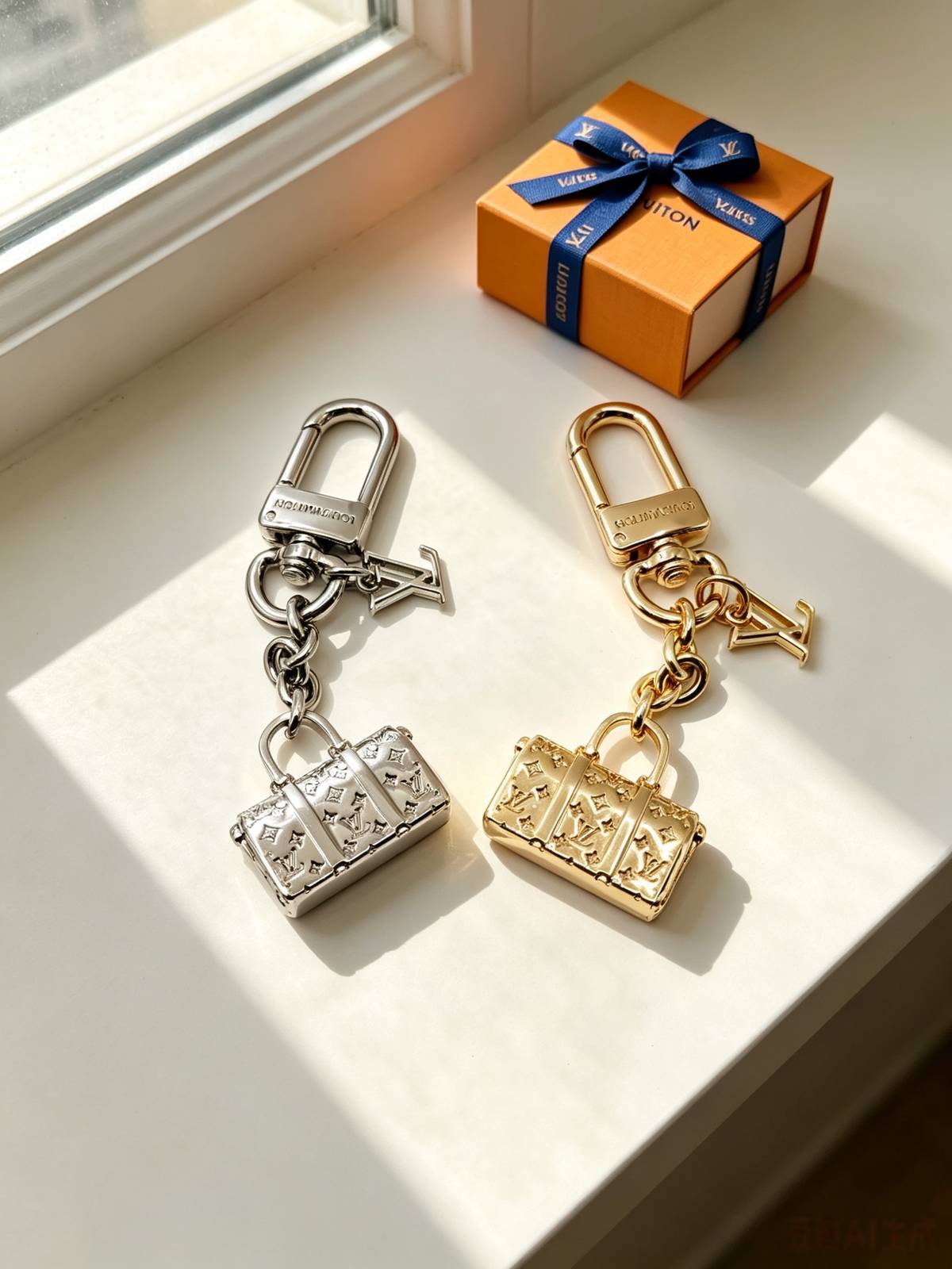 LOUIS VUITTON ルイヴィトン レディース キーホルダー モノグラム カデナ ブランドアクセサリー ギフト - 画像 9