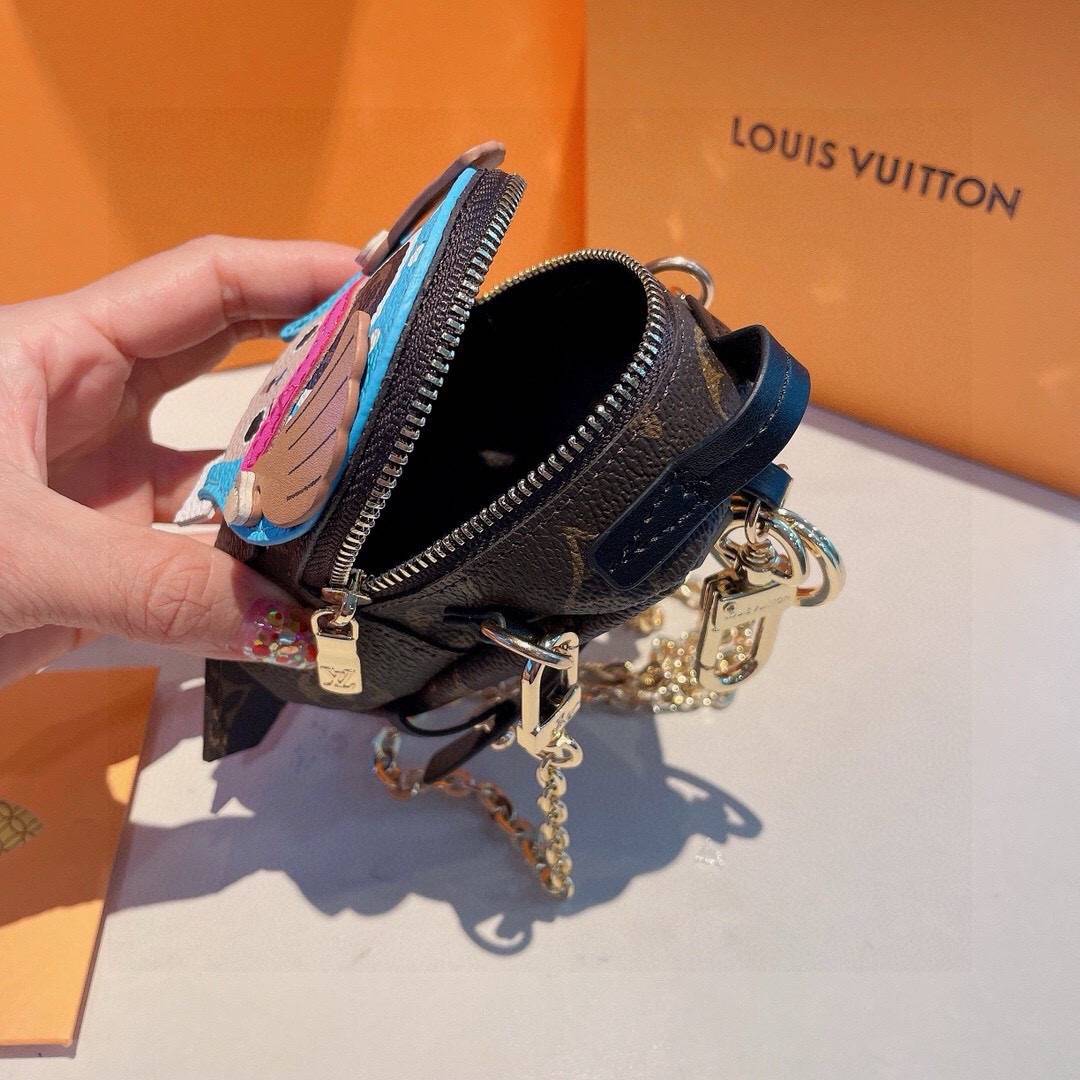 LOUIS VUITTON ルイヴィトン レディース バッグチャーム モノグラム キャンバス キーホルダー ブランドアクセサリー プチバッグ - 画像 4