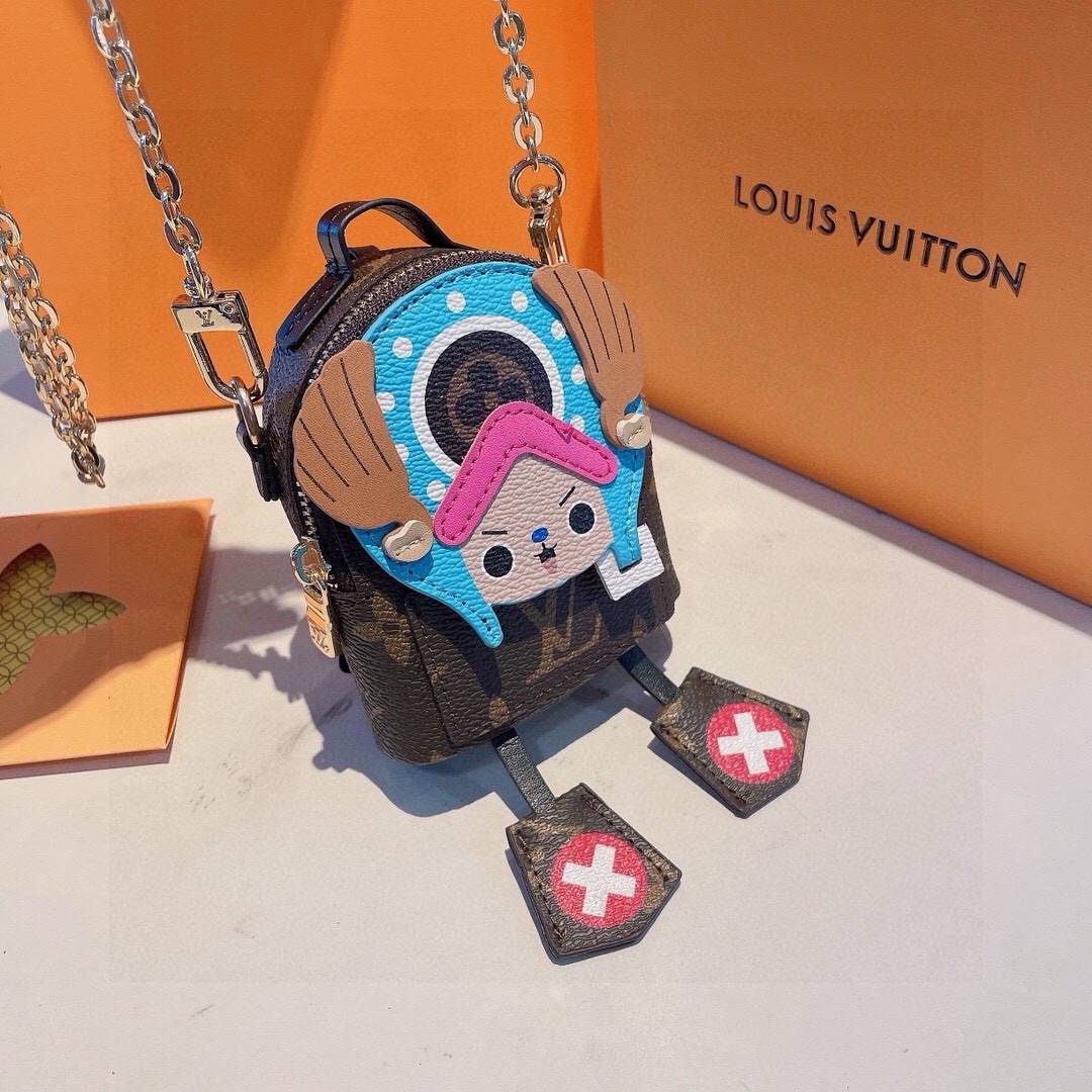 LOUIS VUITTON ルイヴィトン レディース バッグチャーム モノグラム キャンバス キーホルダー ブランドアクセサリー プチバッグ - 画像 5