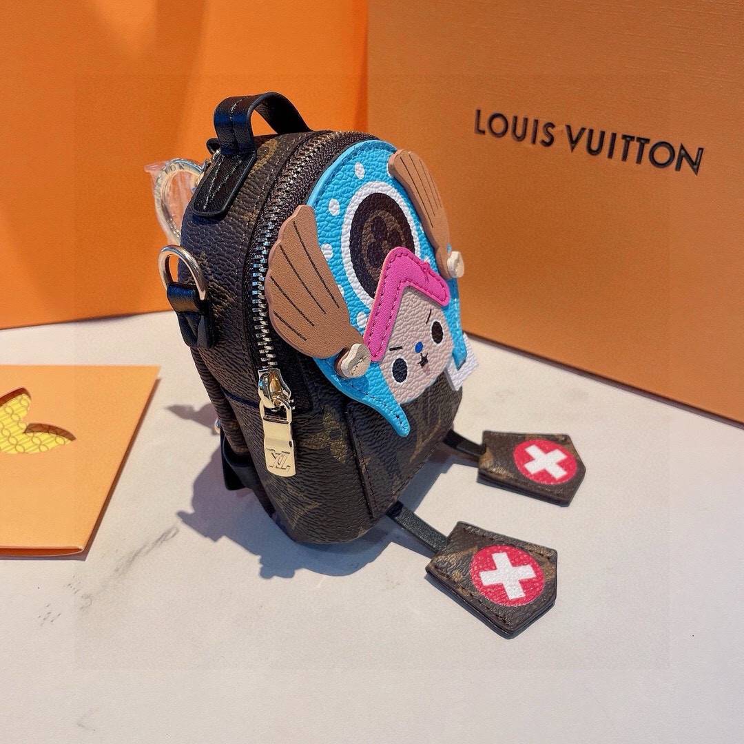 LOUIS VUITTON ルイヴィトン レディース バッグチャーム モノグラム キャンバス キーホルダー ブランドアクセサリー プチバッグ - 画像 8