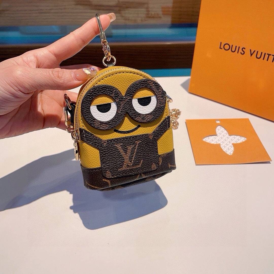 LOUIS VUITTON ルイヴィトン レディース キーホルダー モノグラム ミニオン シルバーカラー ブランドアクセサリー プチギフト - 画像 3
