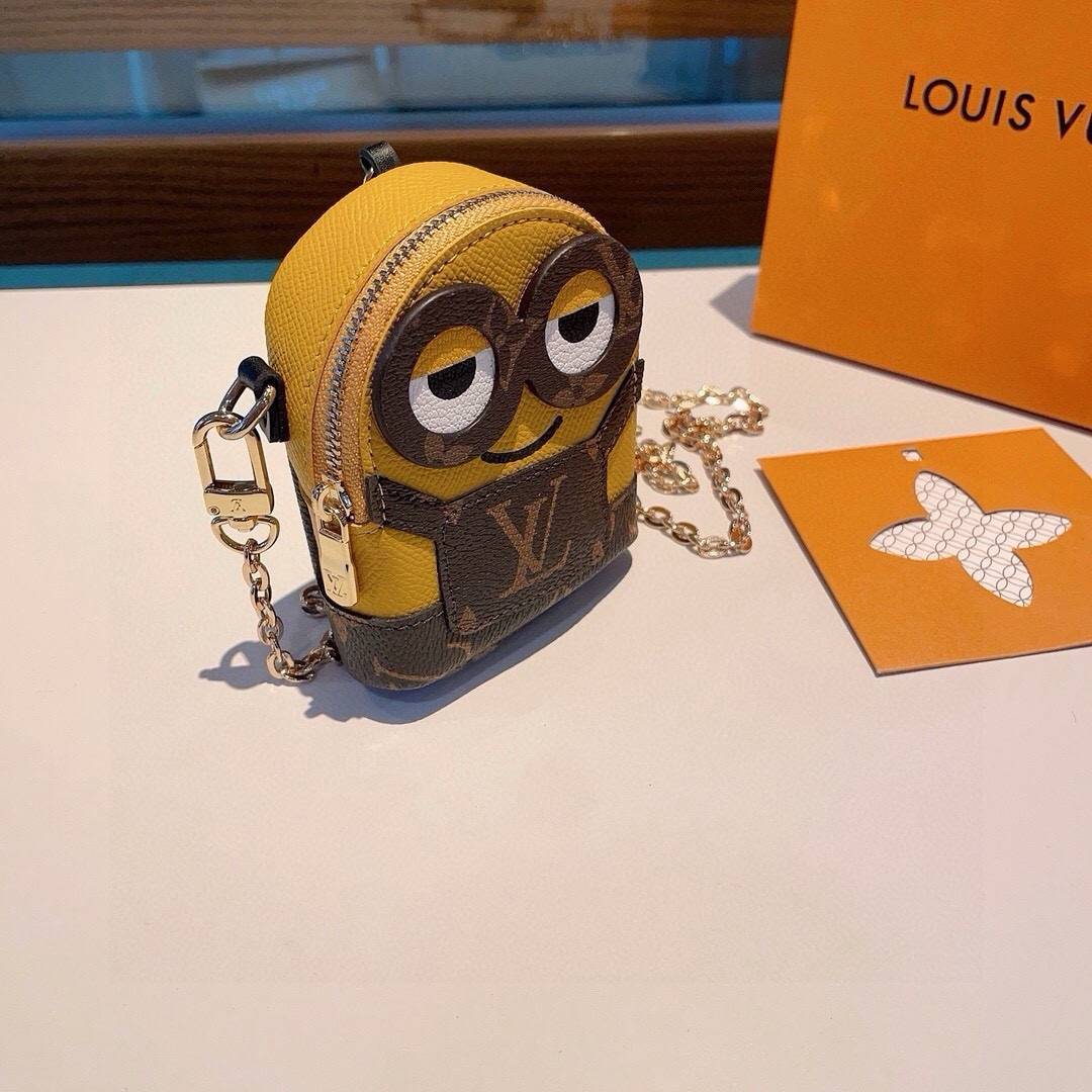 LOUIS VUITTON ルイヴィトン レディース キーホルダー モノグラム ミニオン シルバーカラー ブランドアクセサリー プチギフト - 画像 7