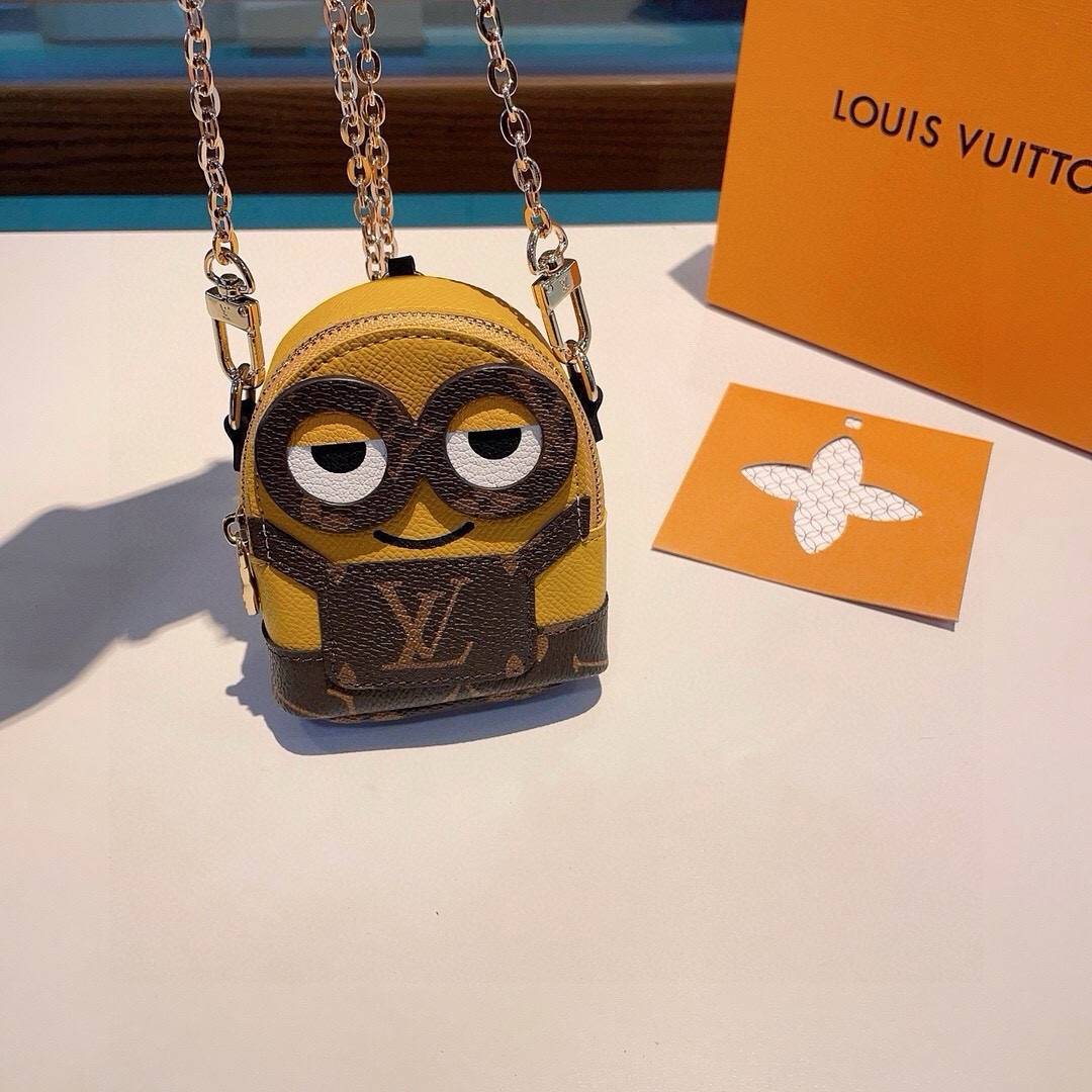 LOUIS VUITTON ルイヴィトン レディース キーホルダー モノグラム ミニオン シルバーカラー ブランドアクセサリー プチギフト - 画像 9