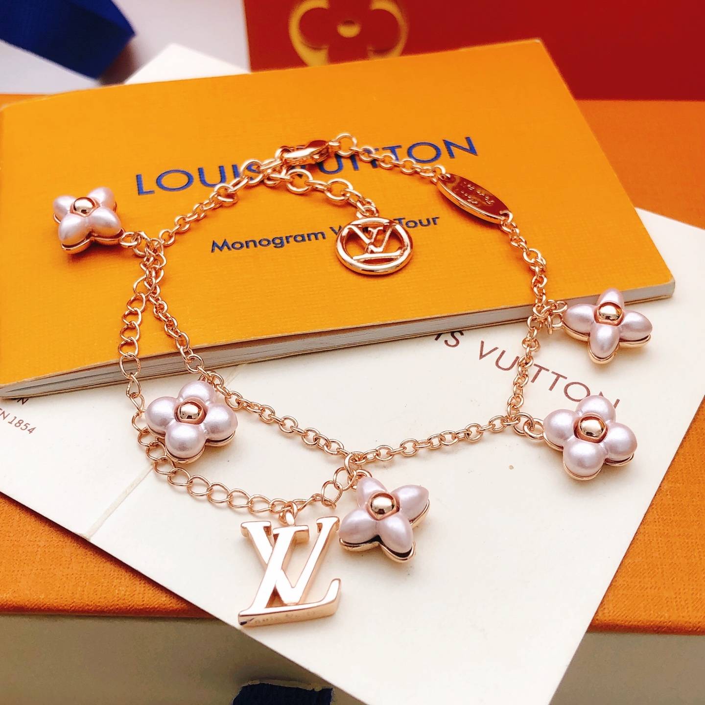 LOUIS VUITTON ルイヴィトン レディース ブレスレット モノグラム ゴールド仕上げ ブランドアクセサリー 252985831f 1016LV