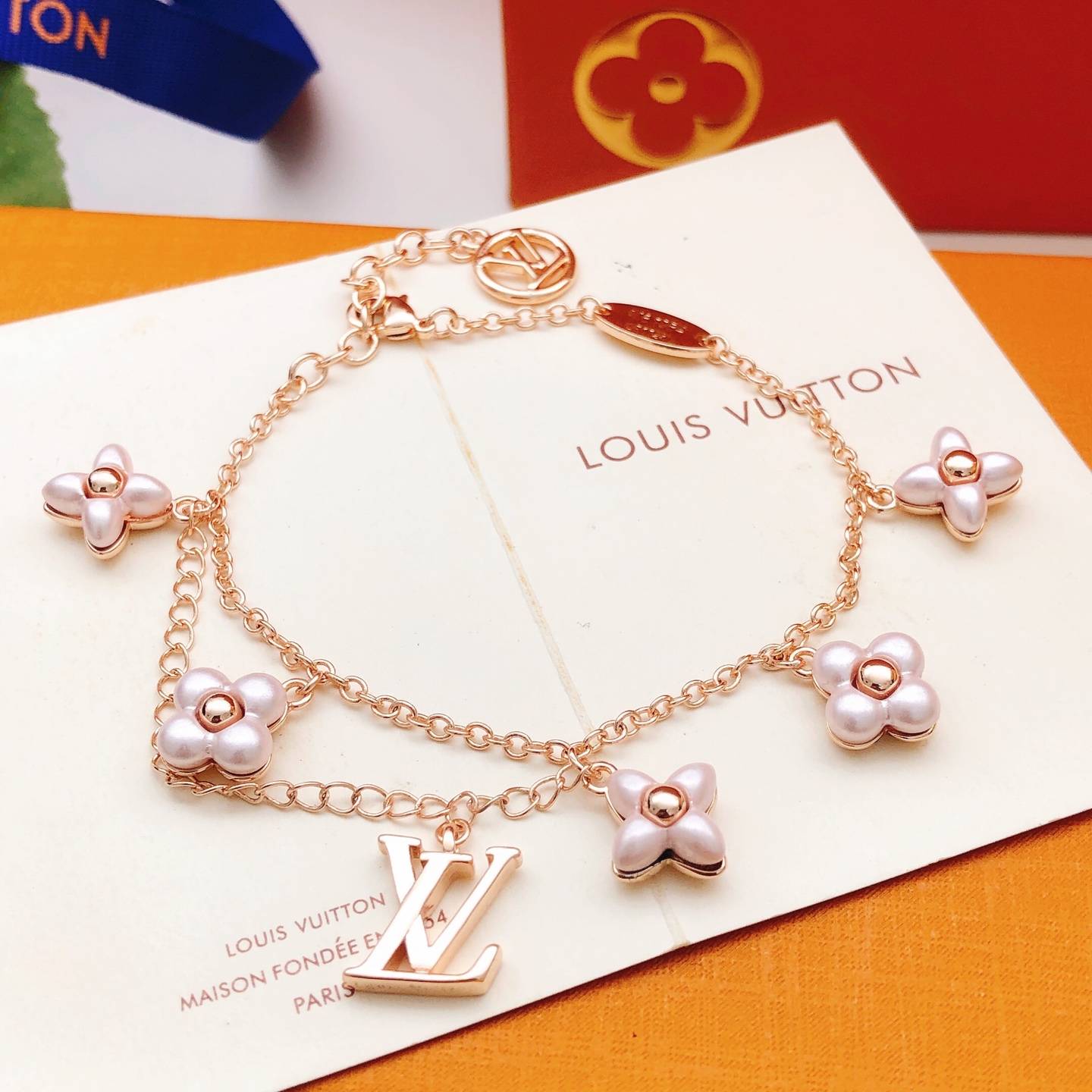 LOUIS VUITTON ルイヴィトン レディース ブレスレット モノグラム ゴールド仕上げ ブランドアクセサリー 252985831f 1016LV - 画像 4