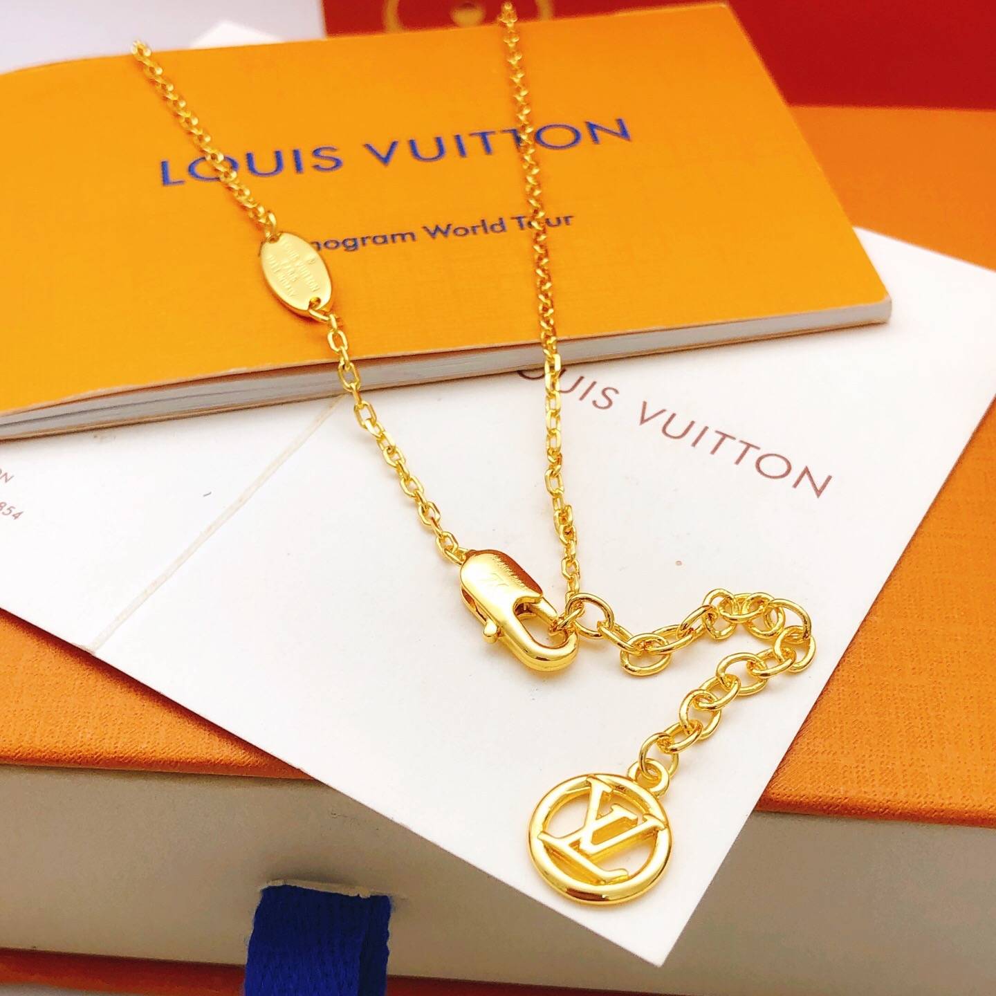 LOUIS VUITTON ルイヴィトン レディース ネックレス モノグラム カデナ ブランドアクセサリー プチギフト ギフト ブランドネックレス - 画像 5