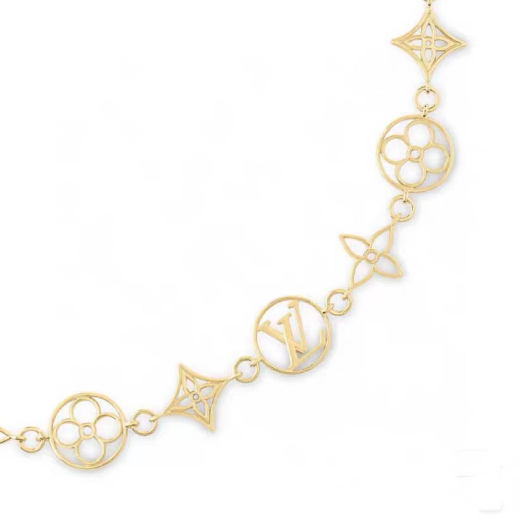 LOUIS VUITTON ルイヴィトン レディース ネックレス エセンシャル V メタル シルバーカラー ブランドアクセサリー プチクロエ - 画像 8
