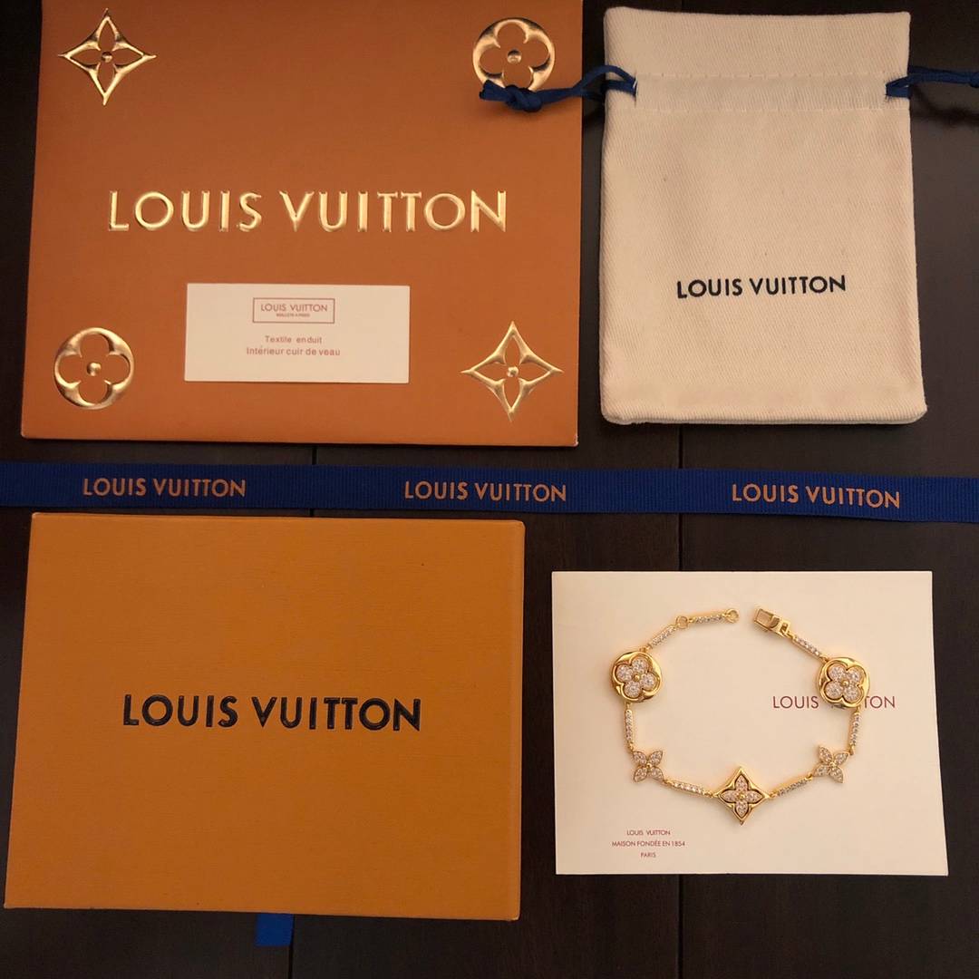 LOUIS VUITTON ルイヴィトン レディース ブレスレット ブラスレ モノグラム シルバーカラー ダイヤモンド ブランドアクセサリー 普段使い - 画像 5