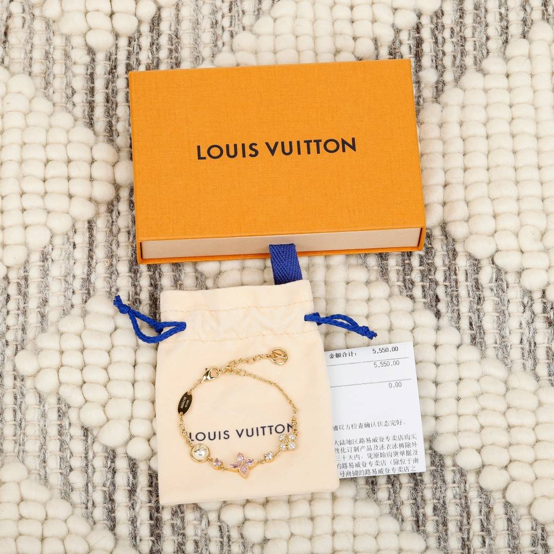 LOUIS VUITTON ルイヴィトン レディース ブレスレット ブラスレ ナノグラム メタル GP インスタ映え ブランドアクセサリー