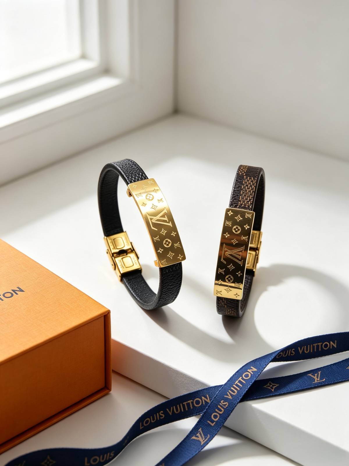 LOUIS VUITTON ルイヴィトン レディース ブレスレット モノグラム シルバーカラー GP ブランドアクセサリー プチギフト - 画像 6