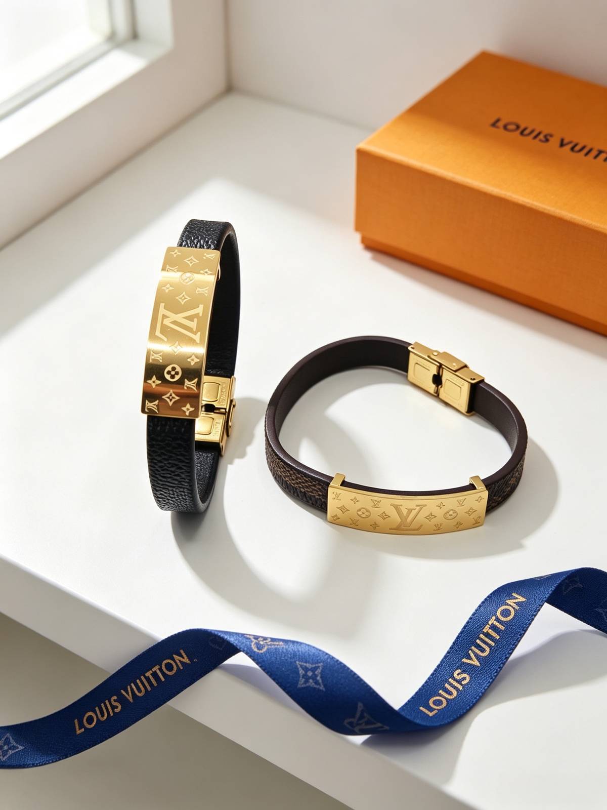 LOUIS VUITTON ルイヴィトン レディース ブレスレット モノグラム シルバーカラー GP ブランドアクセサリー プチギフト - 画像 7