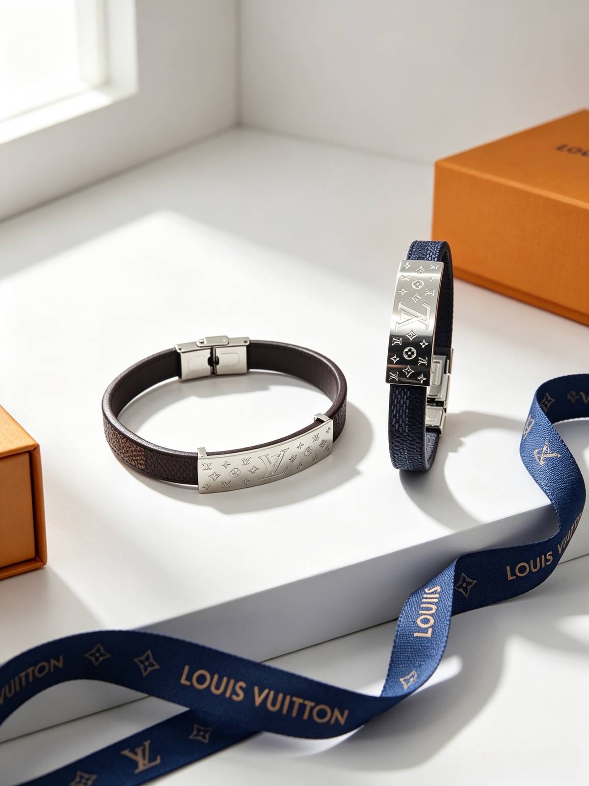 LOUIS VUITTON ルイヴィトン レディース ブレスレット モノグラム シルバーカラー GP ブランドアクセサリー プチギフト - 画像 8