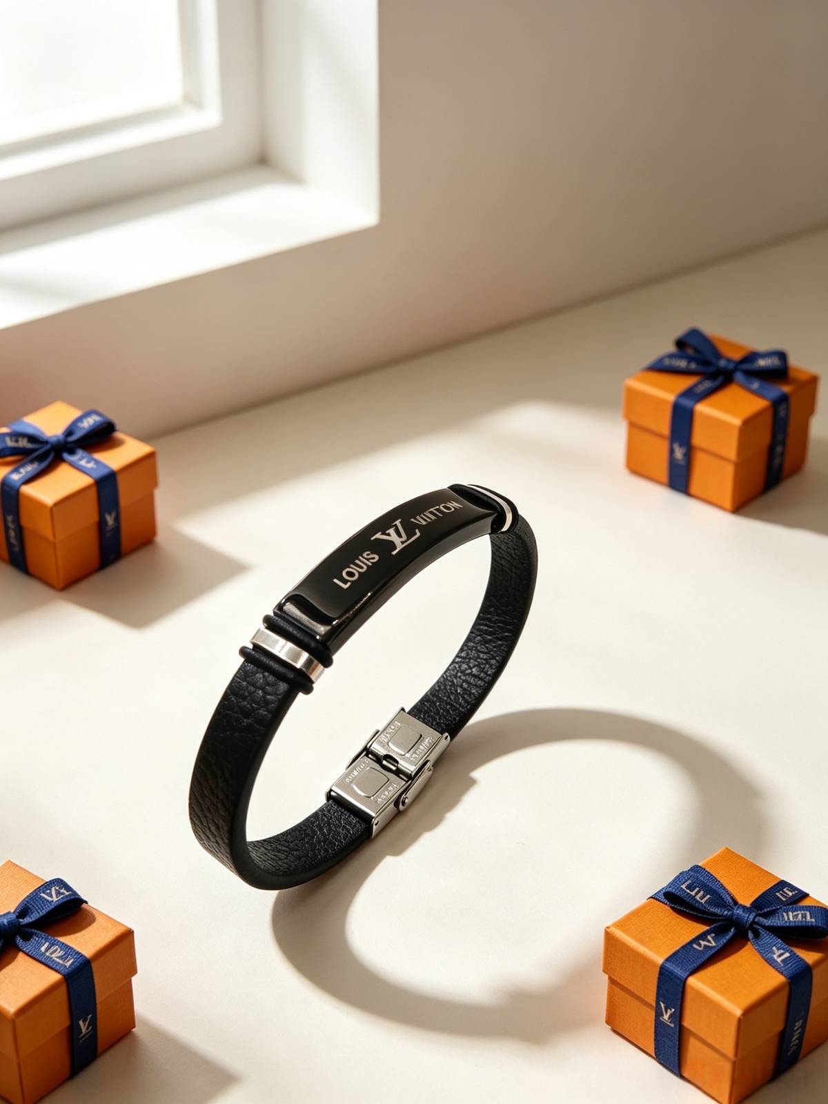 LOUIS VUITTON ルイヴィトン レディース ブレスレット モノグラム シルバーカラー GP ブランドアクセサリー 普段使い ギフト - 画像 5