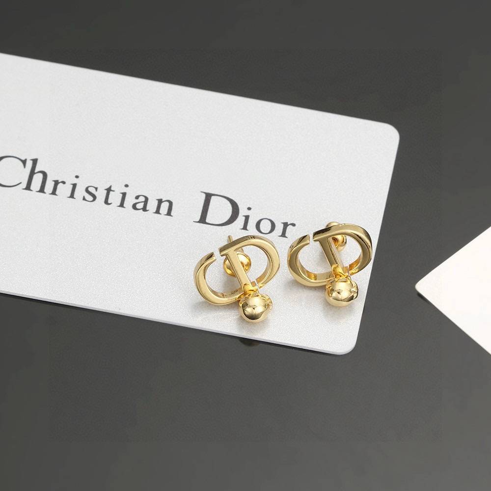 Dior ディオール レディース ピアス CDロゴ メタル レジンパール ブランドアクセサリー 上品 华やか プレゼント