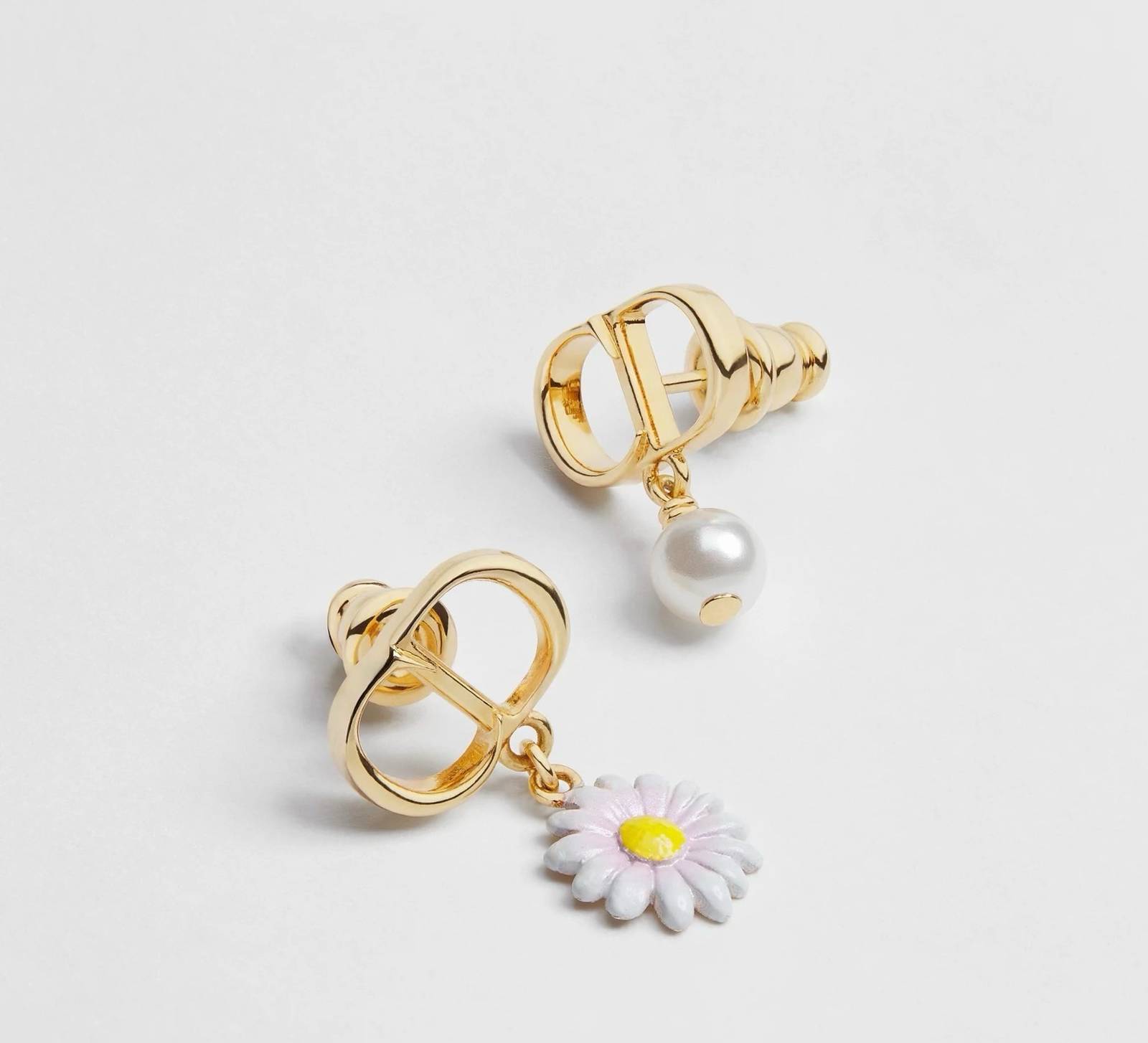 Dior ディオール レディース ピアス CDロゴ ディオールロゴ レジンパール ブランドアクセサリー 上品 華やか プレゼント - 画像 9