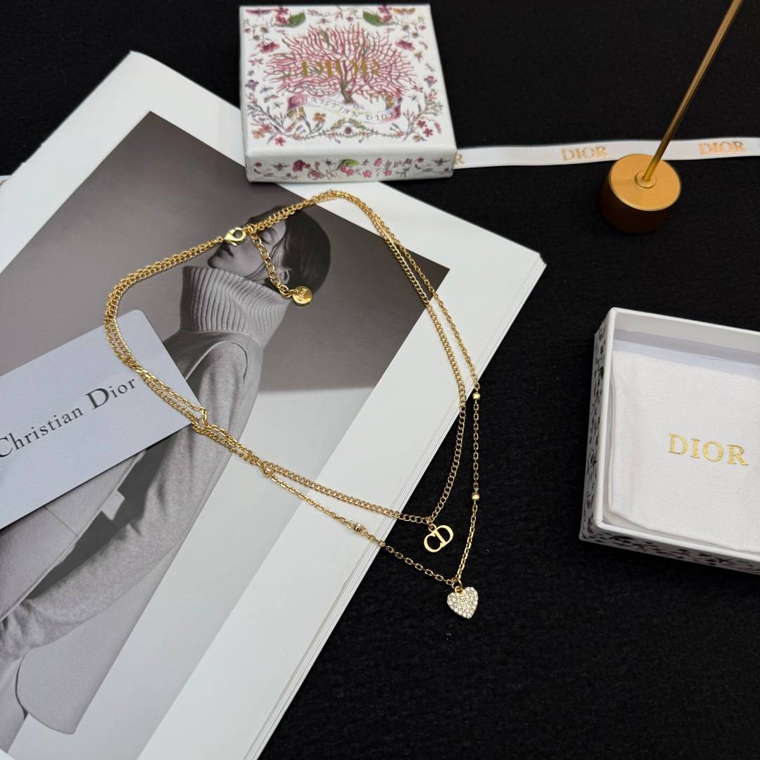 Dior ディオール レディース ネックレス CDロゴ レジンパール ゴールドフィニッシュ ブランドアクセサリー 上品 普段使い - 画像 5