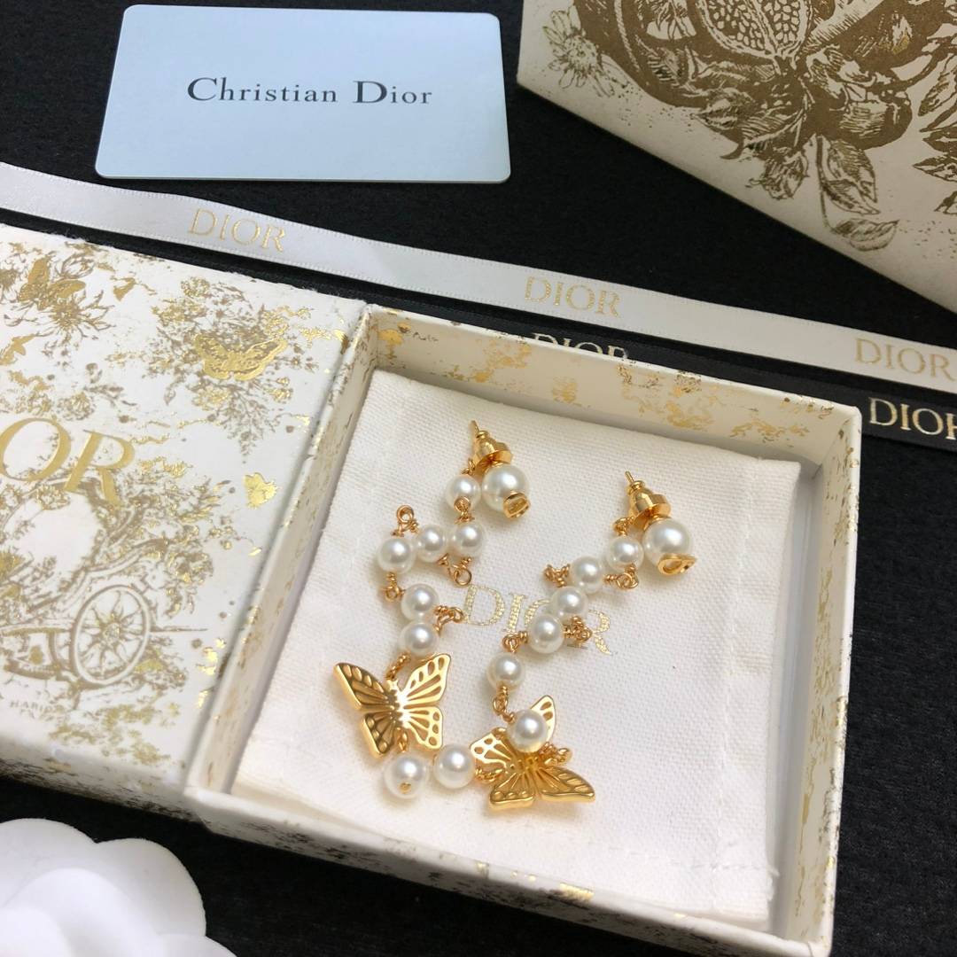 Dior ディオール レディース ピアス メタモルフォーゼ CDロゴ レジンパール クリスタル ブランドアクセサリー 上品 華やか 普段使い ギフト プレゼント - 画像 2