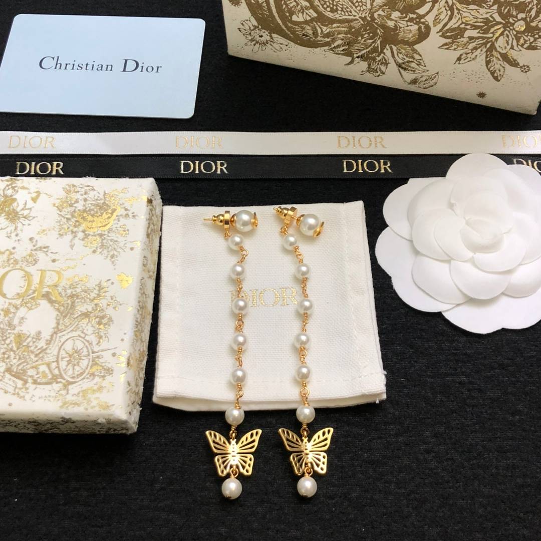 Dior ディオール レディース ピアス メタモルフォーゼ CDロゴ レジンパール クリスタル ブランドアクセサリー 上品 華やか 普段使い ギフト プレゼント - 画像 4