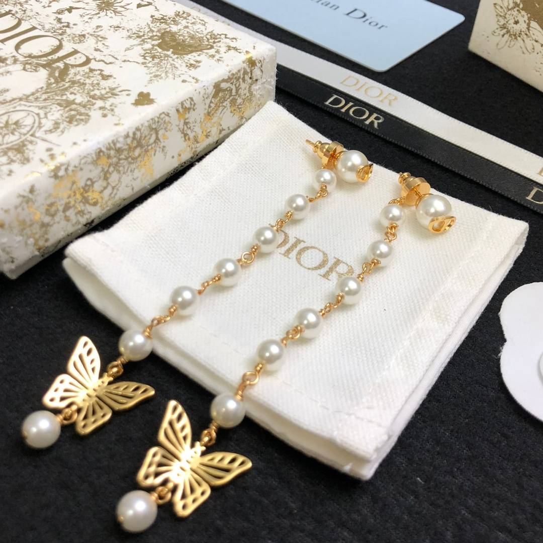 Dior ディオール レディース ピアス メタモルフォーゼ CDロゴ レジンパール クリスタル ブランドアクセサリー 上品 華やか 普段使い ギフト プレゼント - 画像 9