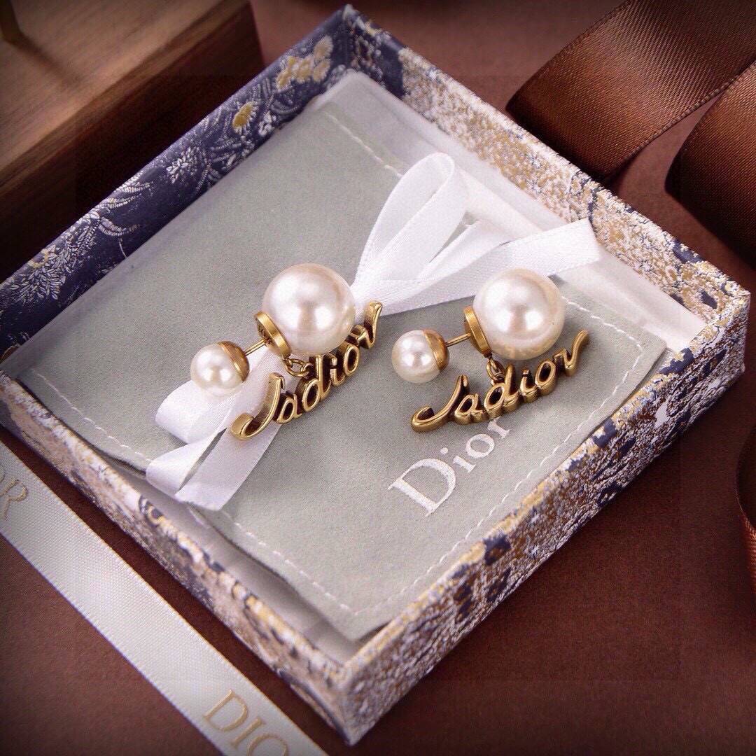 Dior ディオール レディース ピアス Dior Tribales パール レジンパール ブランドアクセサリー 上品 プチギフト - 画像 2