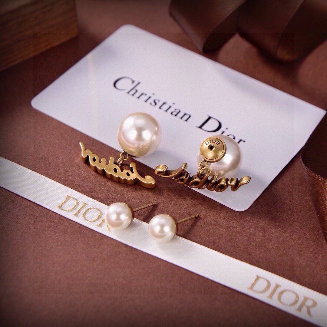 Dior ディオール レディース ピアス Dior Tribales パール レジンパール ブランドアクセサリー 上品 プチギフト - 画像 4