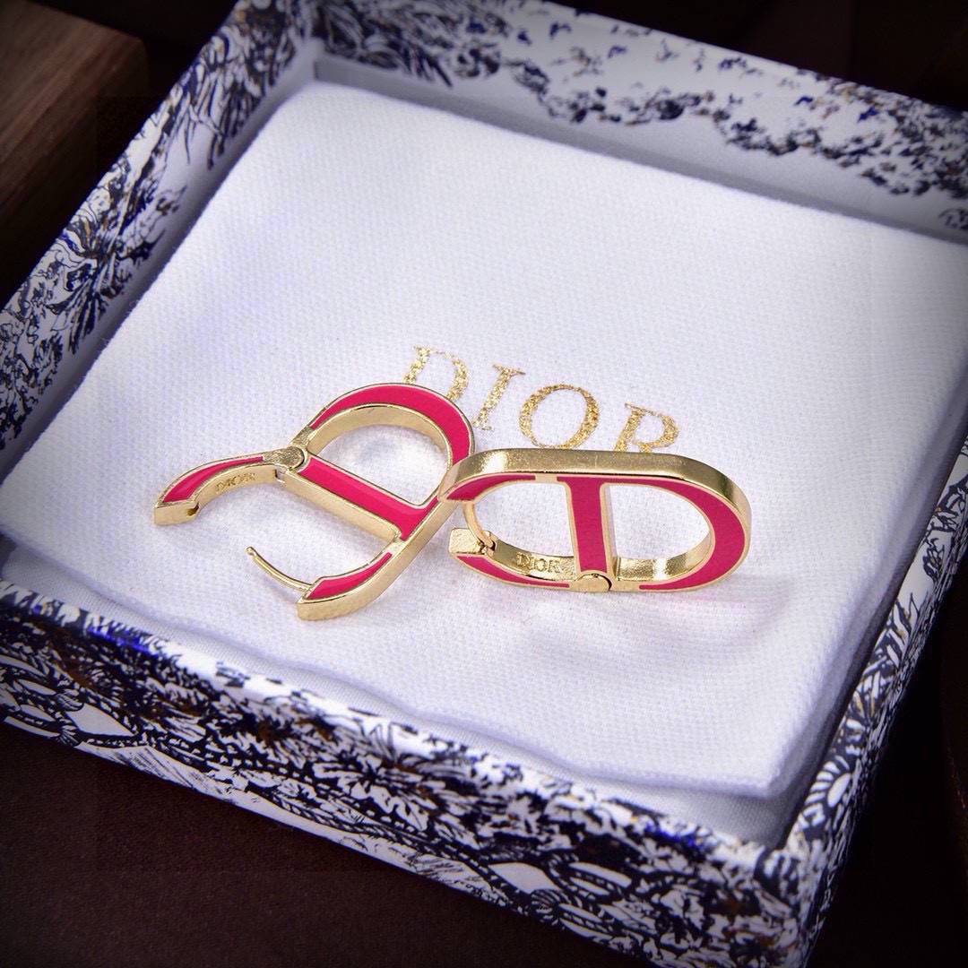 Dior ディオール レディース ピアス CDロゴ レジンパール ブランドアクセサリー 上品 プチCD ギフト - 画像 4