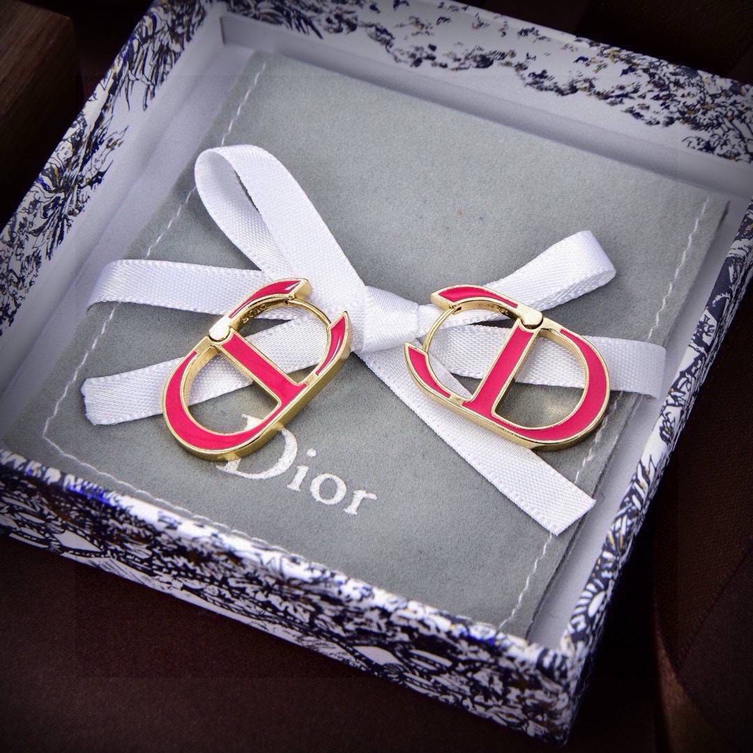 Dior ディオール レディース ピアス CDロゴ レジンパール ブランドアクセサリー 上品 プチCD ギフト - 画像 6