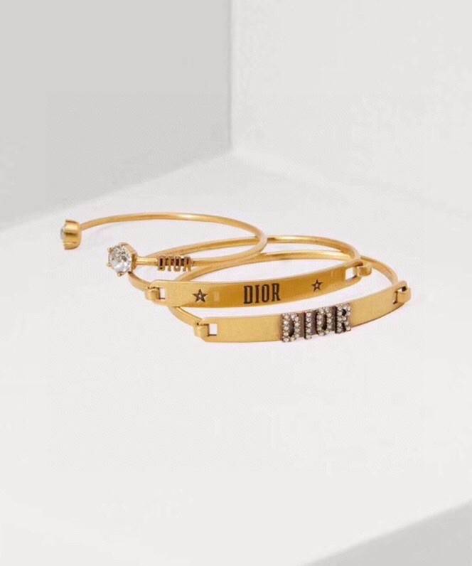 Dior ディオール レディース ブレスレット CDロゴ メタル ブランドアクセサリー 上品 华やか プチCD ギフト - 画像 4