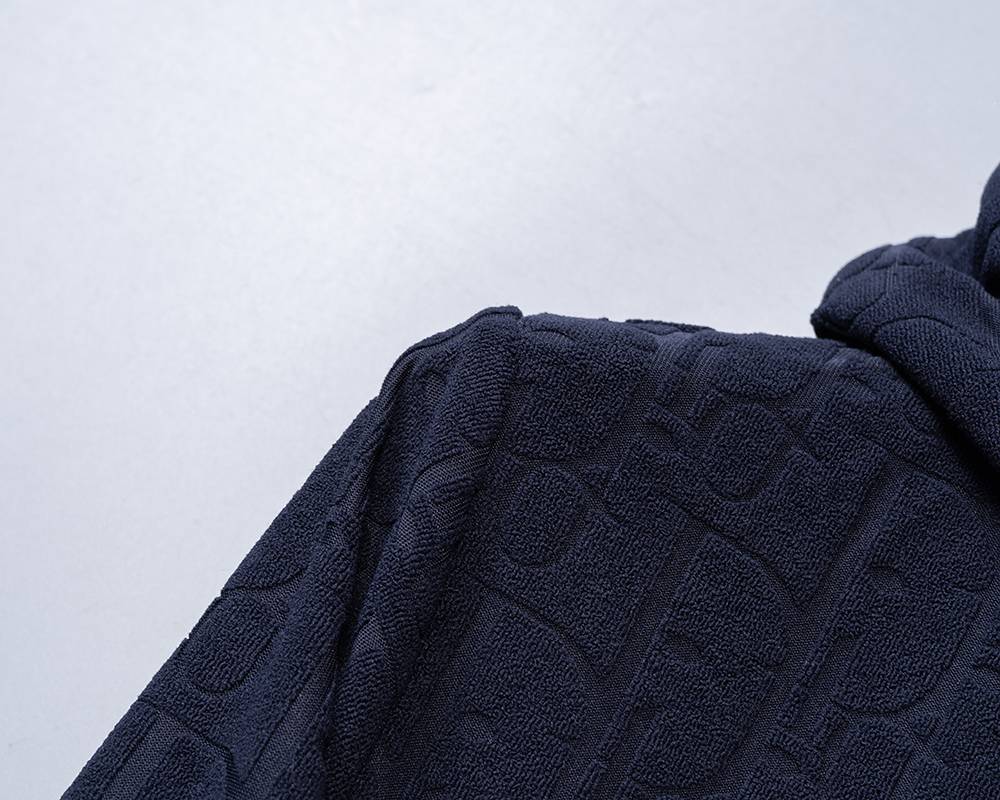 DIOR ディオール メンズ セットアップ ジップパーカー ロゴ刺繍 メタルパーツ スポーツウェア 秋冬 ブラック - 画像 2