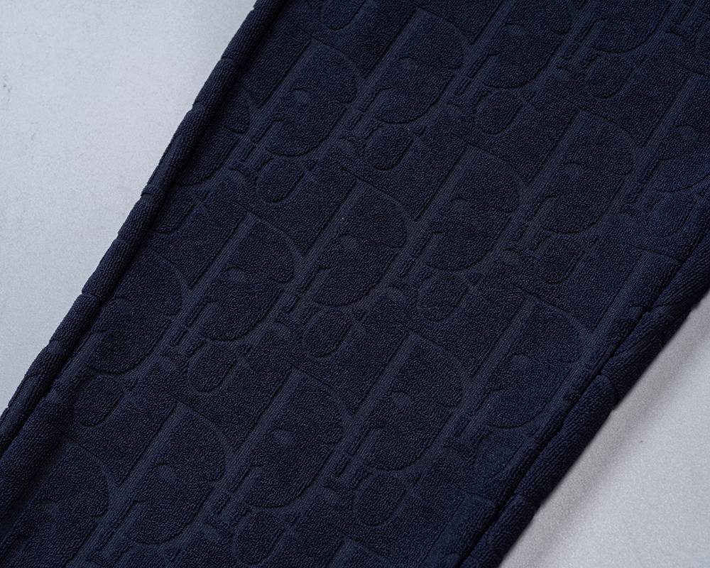 DIOR ディオール メンズ セットアップ ジップパーカー ロゴ刺繍 メタルパーツ スポーツウェア 秋冬 ブラック - 画像 11
