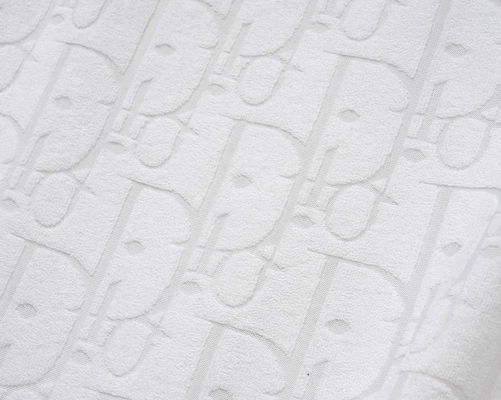 DIOR ディオール メンズ セットアップ ジップアップパーカー ロゴ刺繍 ファッションウェア ワンマイルウェア ホワイト - 画像 6