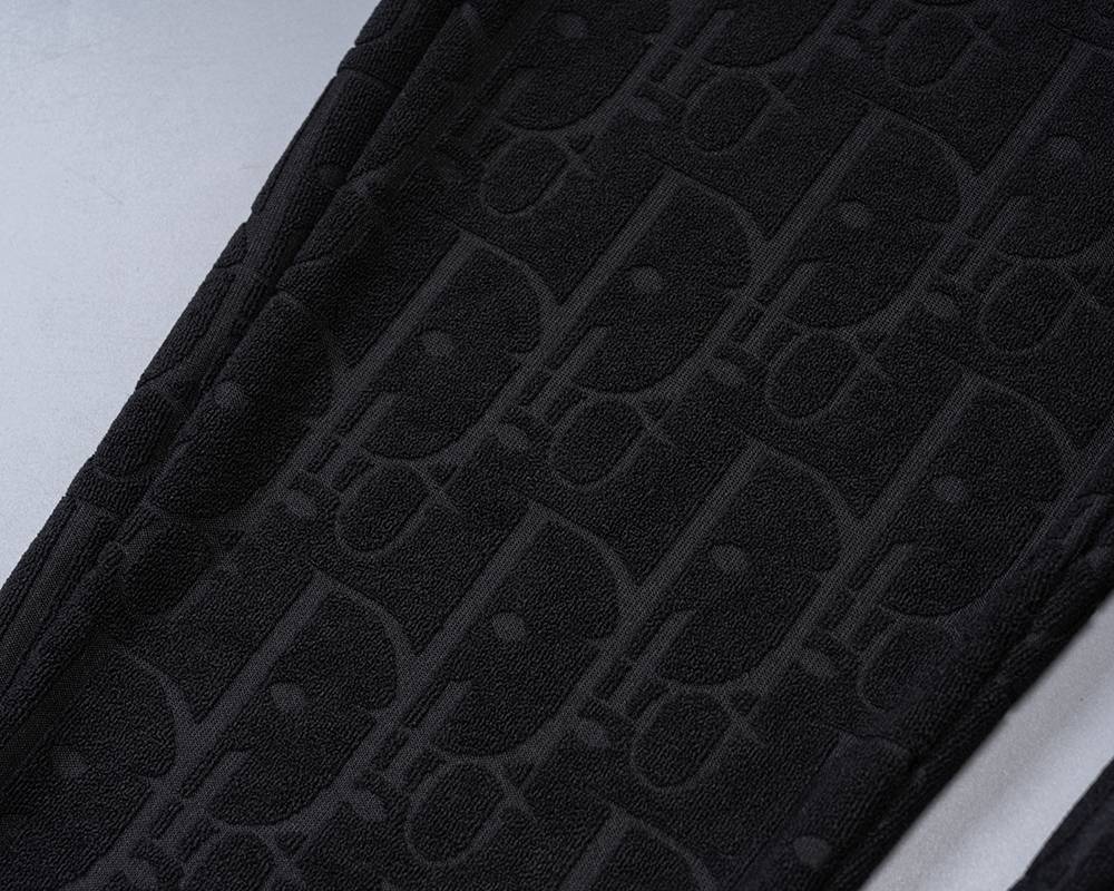 DIOR ディオール メンズ セットアップ ジップパーカー ロゴワッペン ロゴ刺繍 ブラック - 画像 9