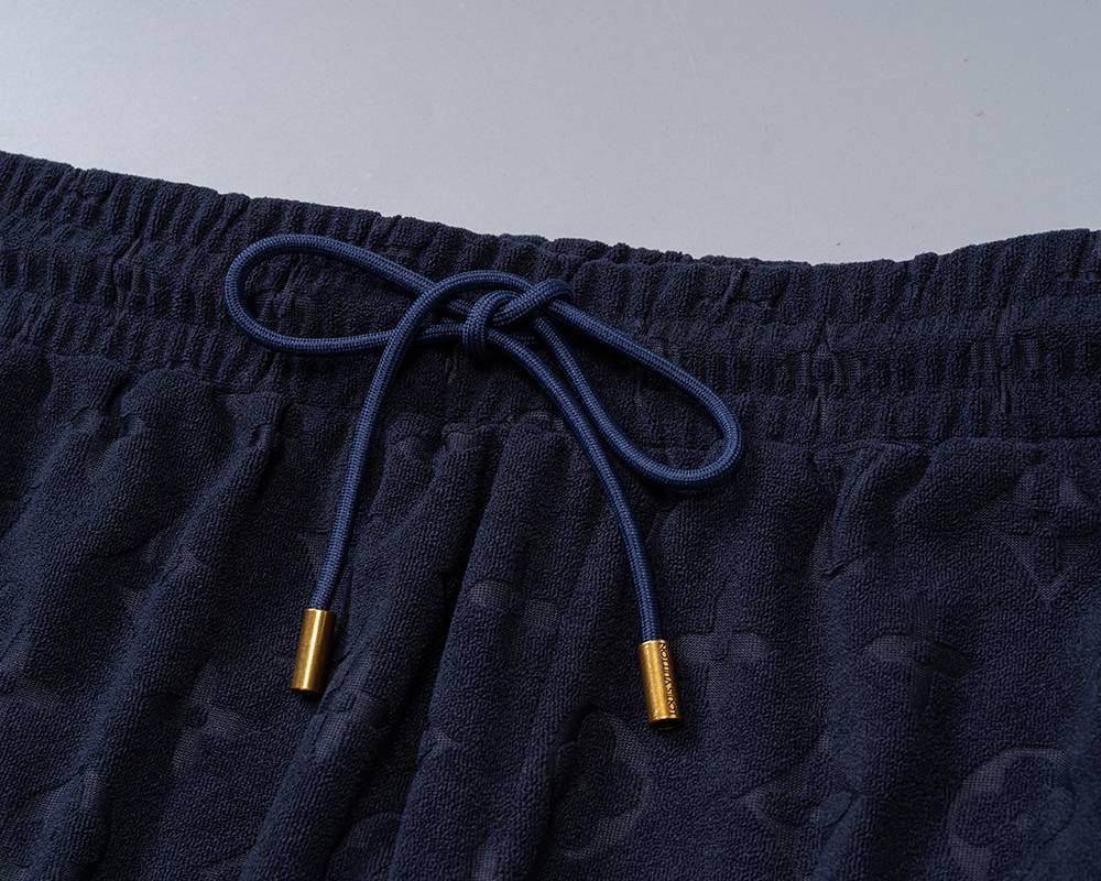 LV メンズ セットアップ ジップパーカー ロゴ刺繍 スウェットセットアップ ストリート 秋冬 ブラック - 画像 12